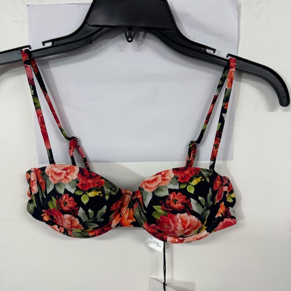 Onia Other - Onia Red and Pink Bikini Top Swimwear